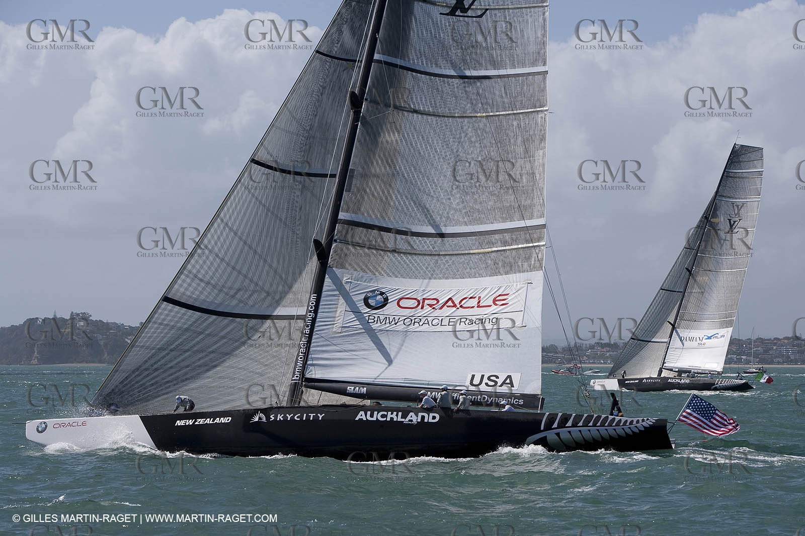 03 02 2009 - Auckland (NZL) -  Louis Vuitton Pacific Series -  Racing Day 4 - Round Robin 1