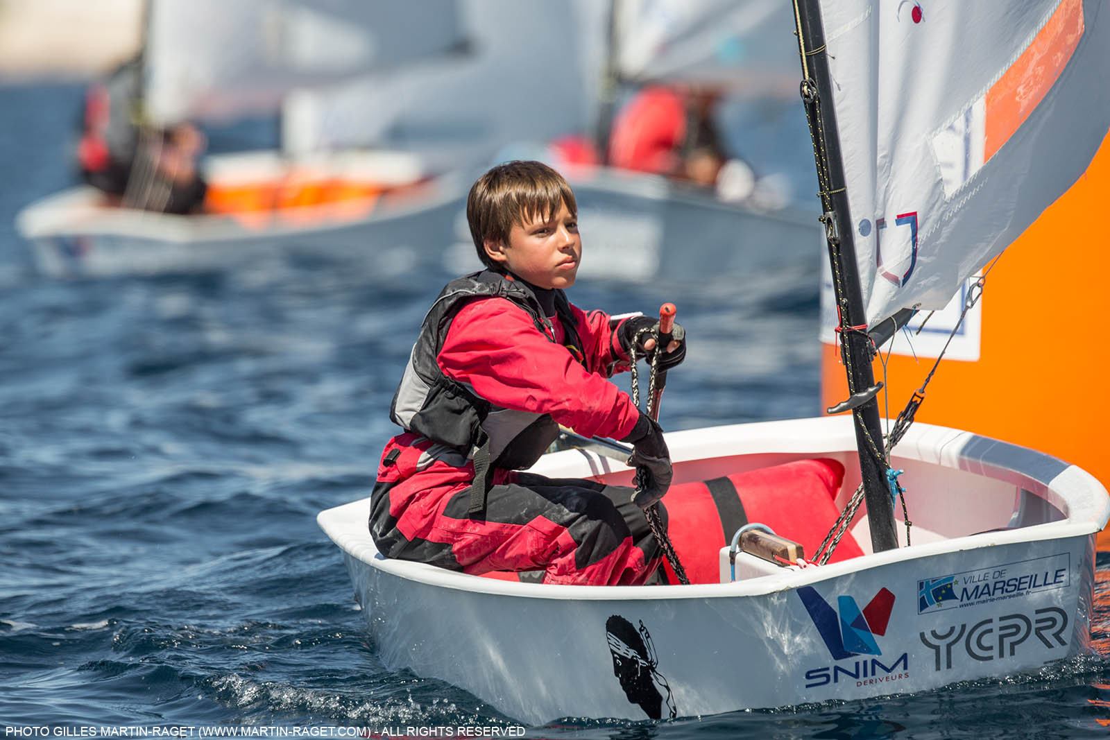 14 04 2016, Marseille (FRA,13), SNIM Dériveurs, Coupe Internationale de Printemps Optimist, Day 4