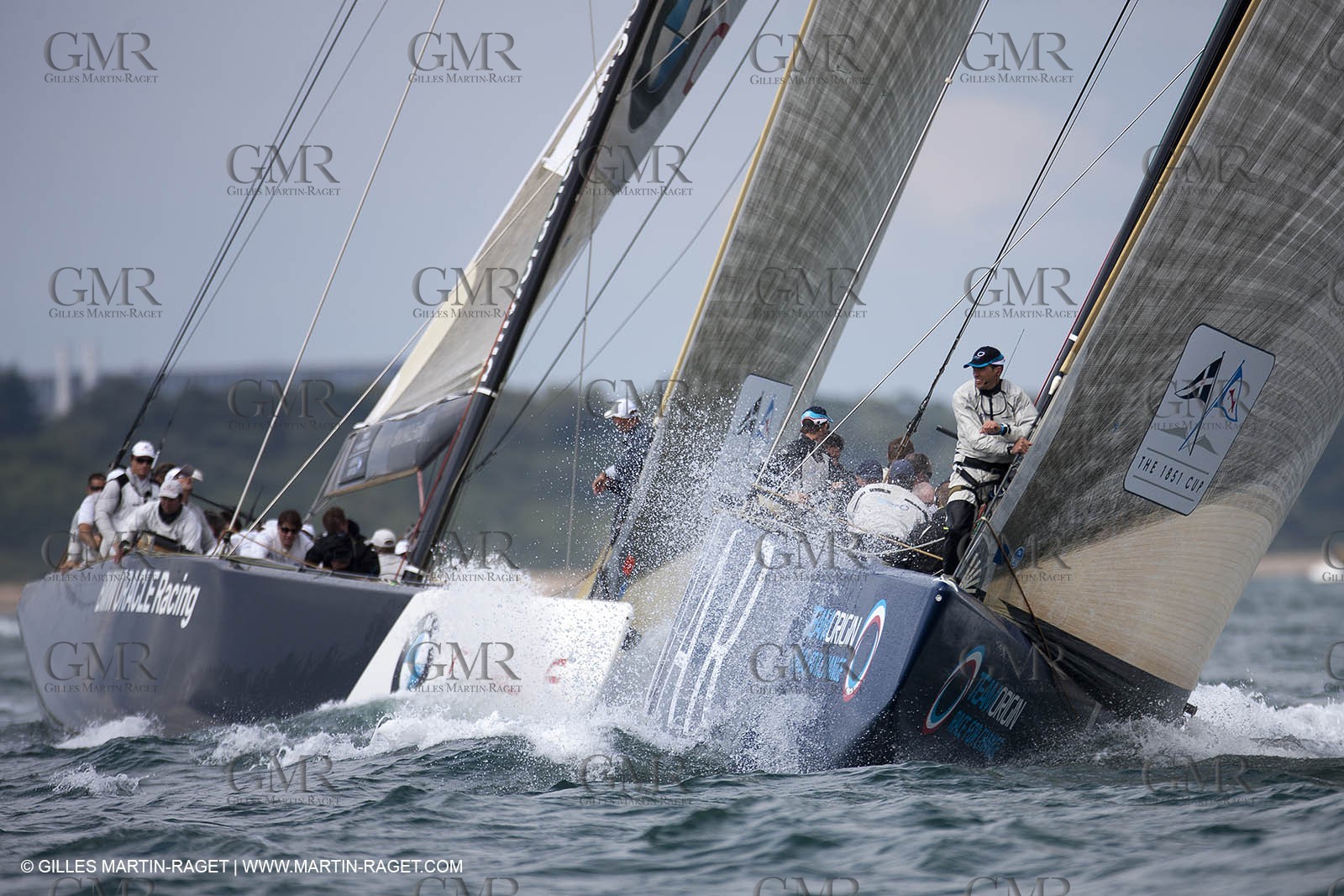 02 08 2010 - Cowes (UK, IOW) 1851 Cup -  BMW ORACLE Racing - Training Day.