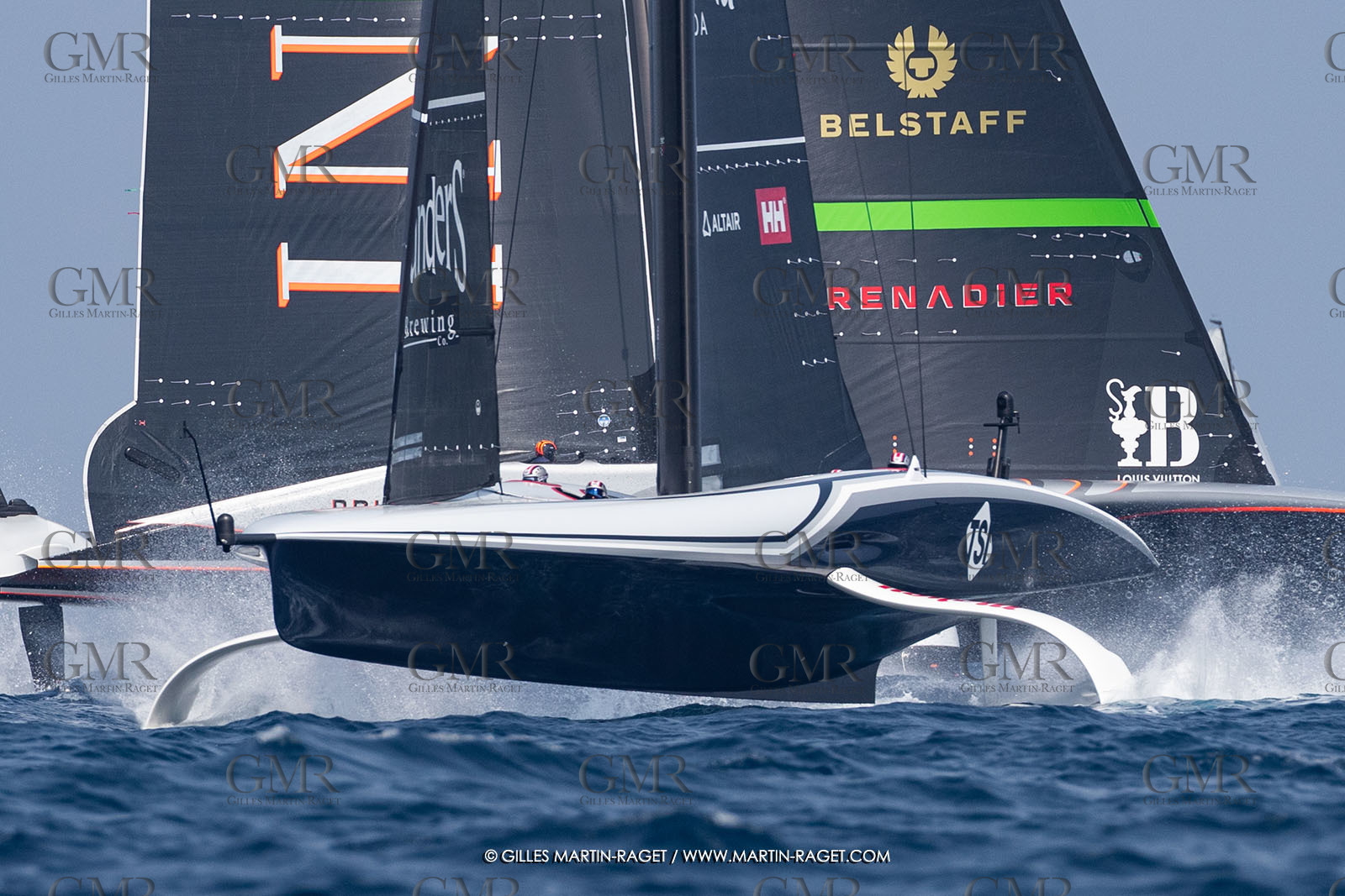 22 08 2024, Barcelona (ESP), Louis Vuitton 37th America's Cup, Louis Vuitton Preliminary Regatta, Race Day 1