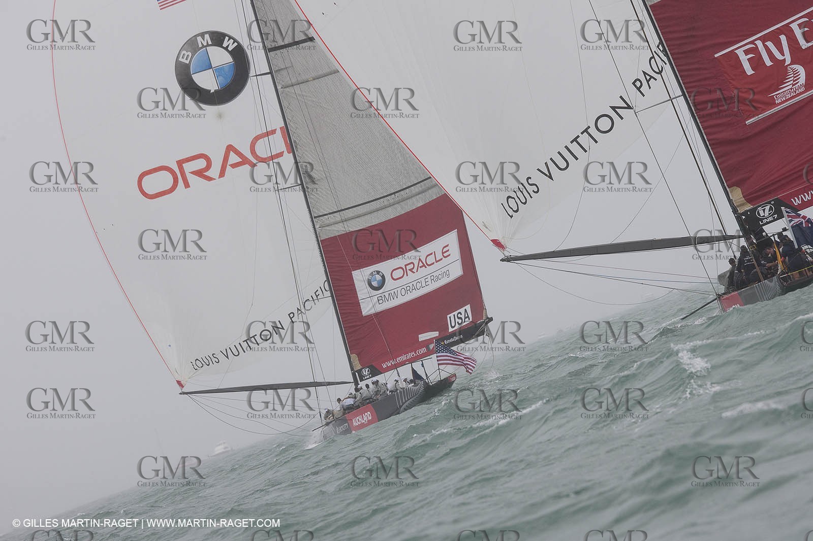 09 02 2009 - Auckland (NZL) -  Louis Vuitton Pacific Series -  Racing Day 9 - Round Robin 2