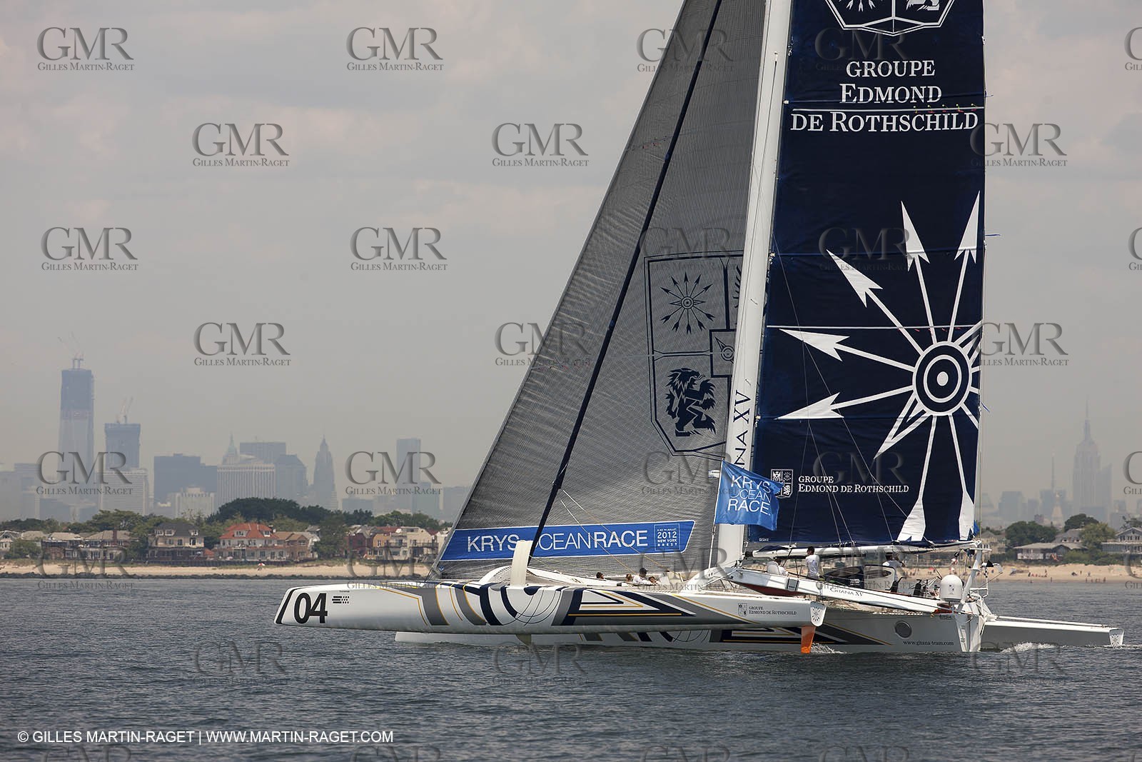 03 07 2012 - New York (USA, NY) - Krys Ocean Race prologuie - arrival in New York