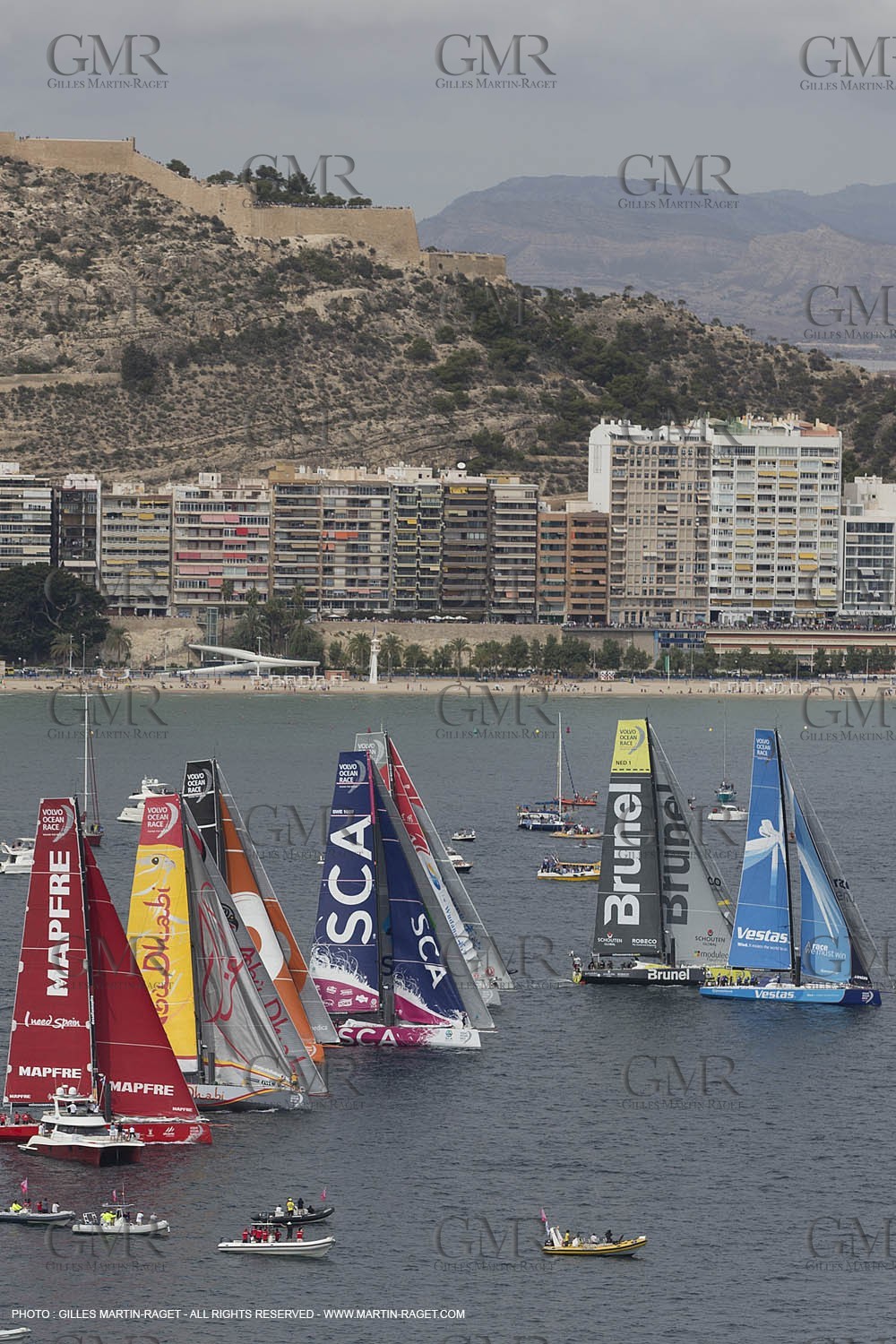 11 10 2014, Alicante (ESP), Volvo Ocean Race 2014-15, Team Alvimedica