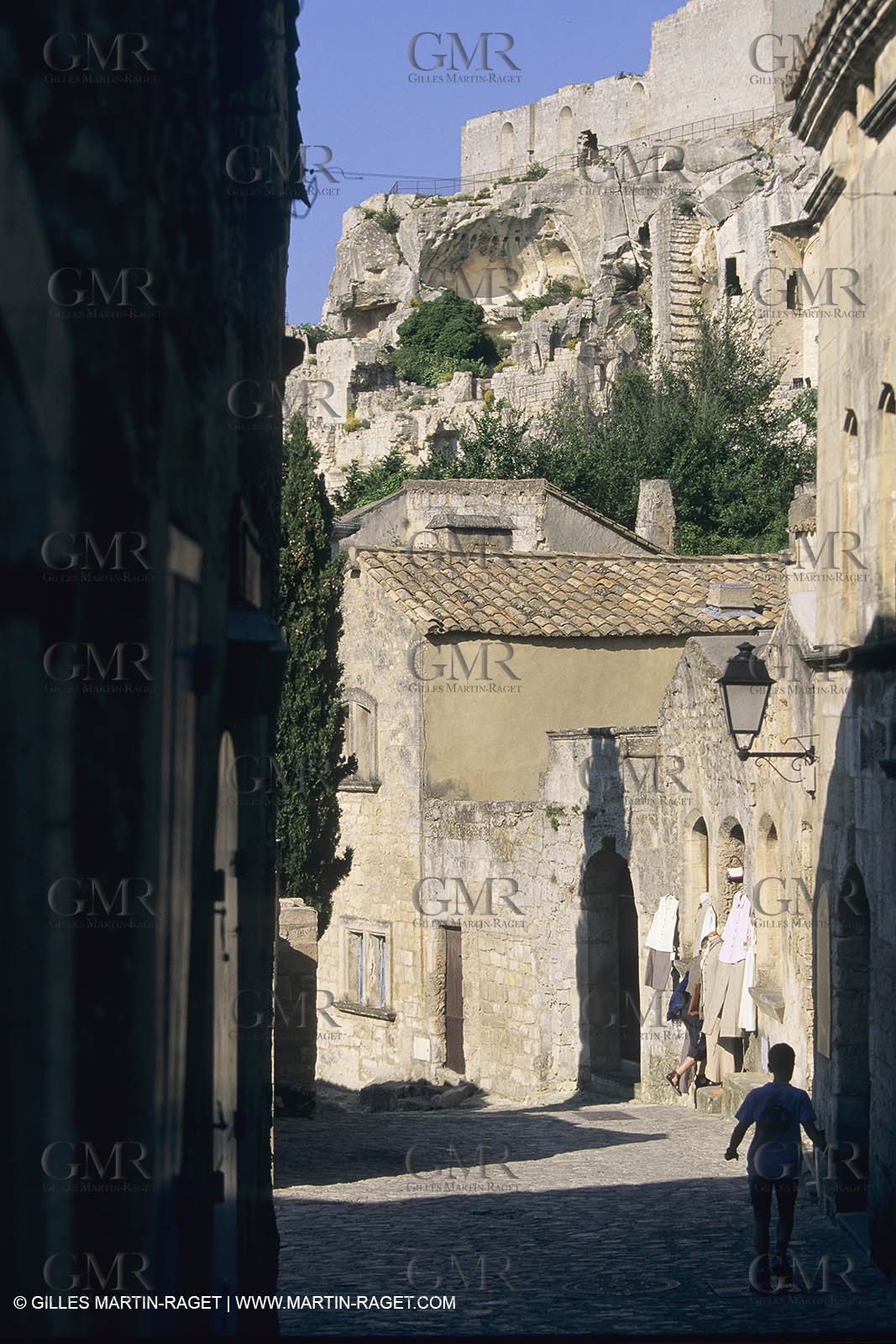 France, Provence, paysage des Alpilles, Alpilles landscapes, Les Baux de Provence