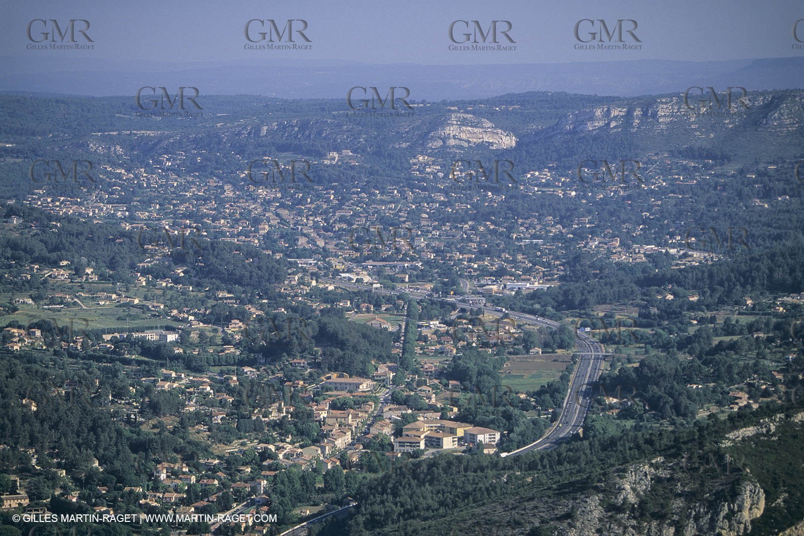 France, Provence, Pays d'Aubagne, collines de Marcel Pagnol, Roquevaire
