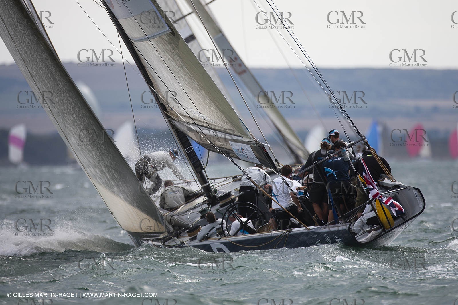 02 08 2010 - Cowes (UK, IOW) - The 1851 Cup -  BMW ORACLE Racing - Training Day.