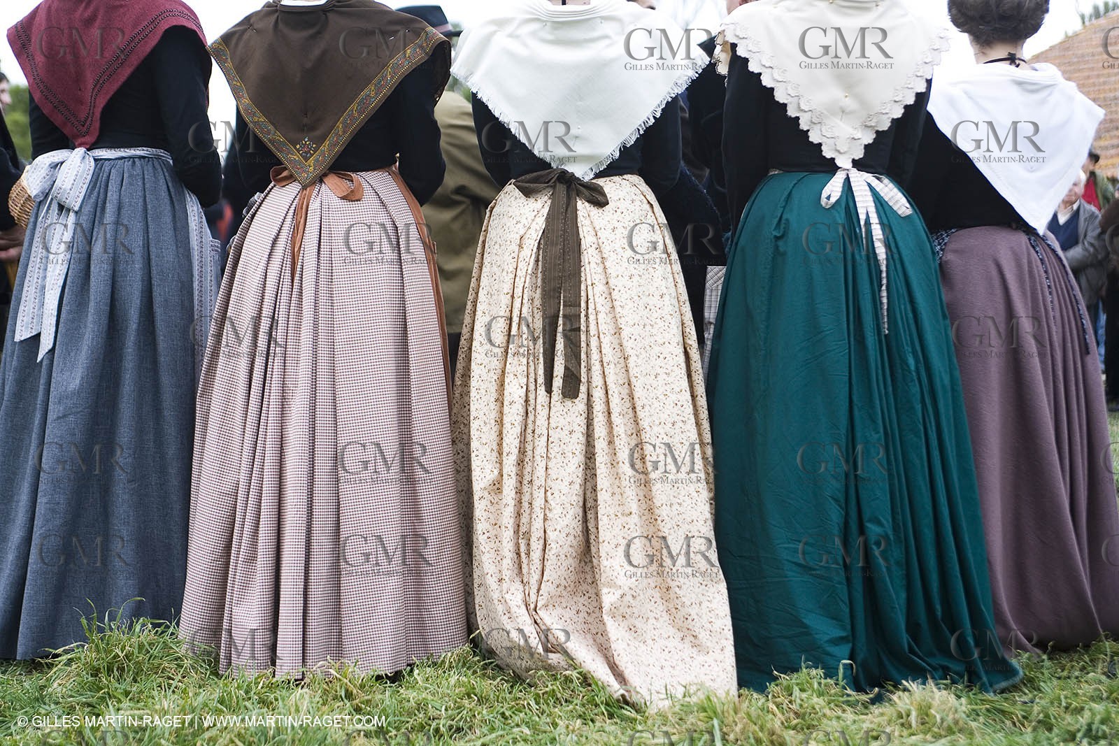 24 02 2007 - Saintes Maries of the Sea (FRA, 13) - Queen of Arles and her assistants in Camargue