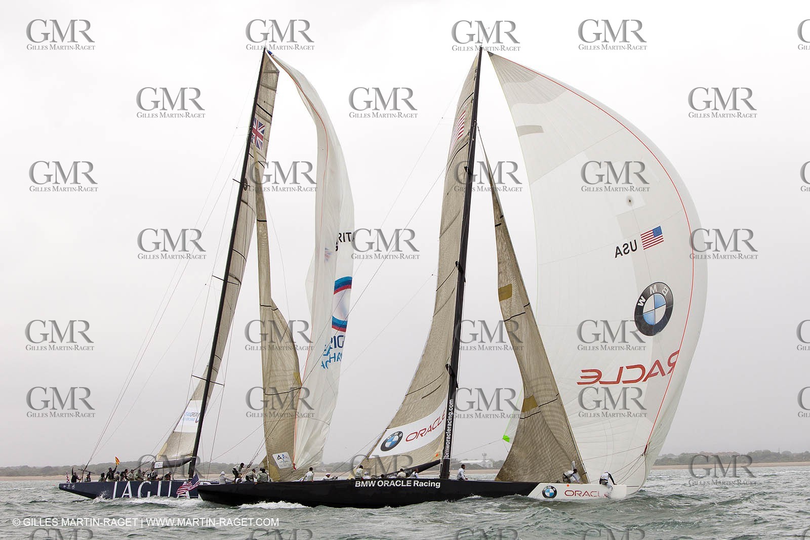 06 08 2010 - Cowes (UK, IOW) - The 1851 Cup -  BMW ORACLE Racing - Day 4.