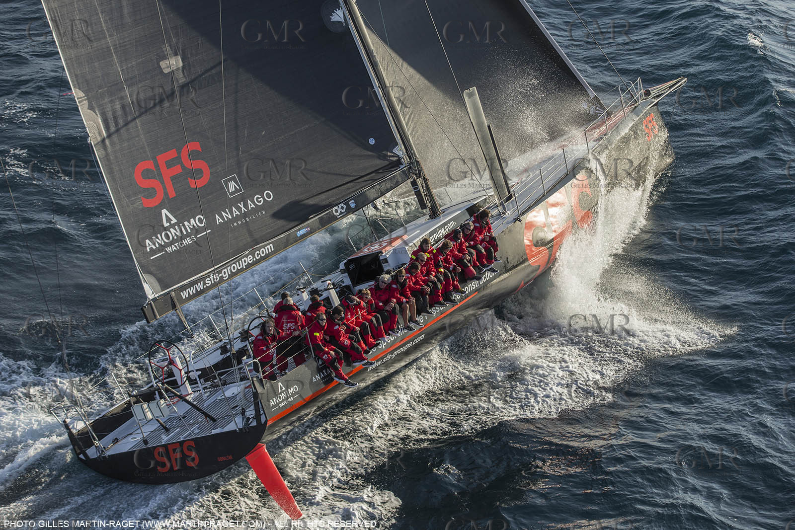 24 mars 2016   Marseille (FRA,13), SFS II (skipper Lionel Péan), dernière sortie d'entraînement avant la SNIM