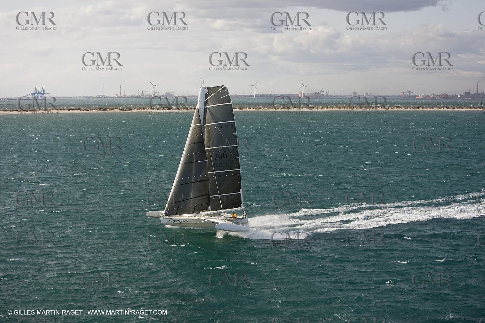 03 10 2008 - Fos   mer (FRA, 13) - L'Hydroptère - Speed record attempt