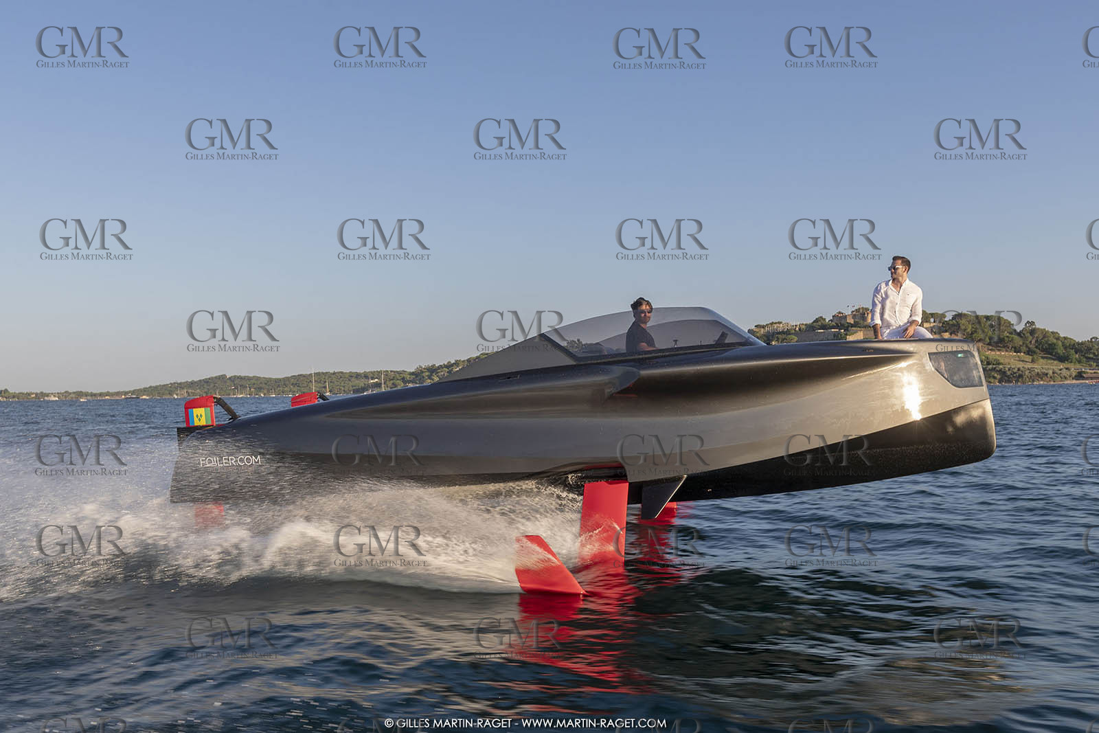 09 08 2018, Saint-Tropez (FRA,83), Foiler, the Flying Yacht by Enata