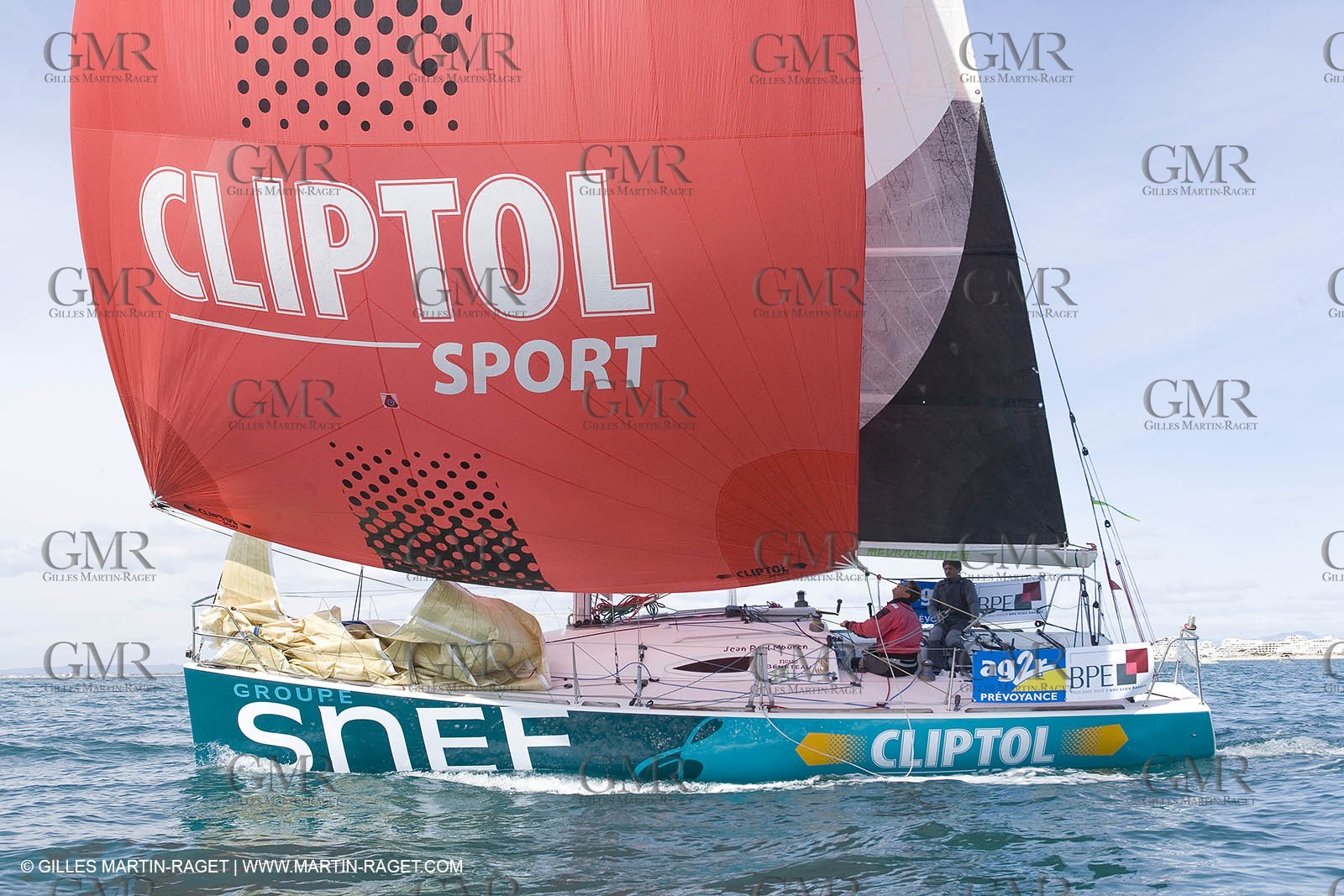 27 03 08- La Grande Motte- (FRA,34) Transat AG2R 2008- Jean-Paul Mouren- Laurent Pellecuer