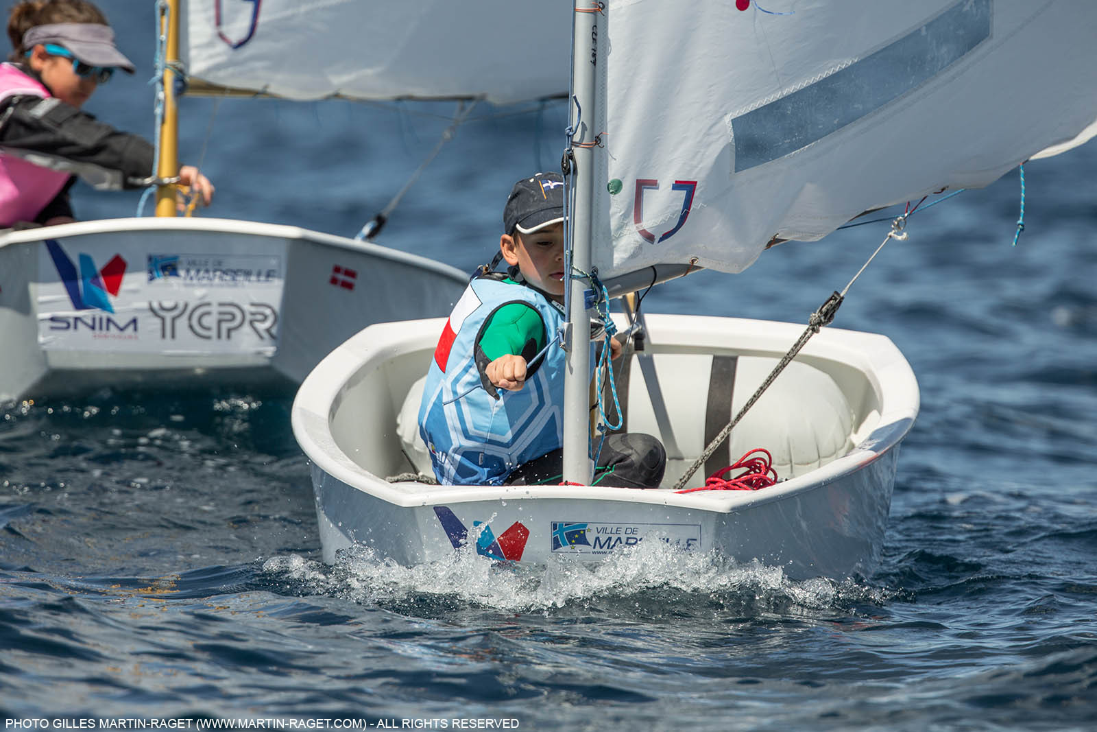 14 04 2016, Marseille (FRA,13), SNIM Dériveurs, Coupe Internationale de Printemps Optimist, Day 4