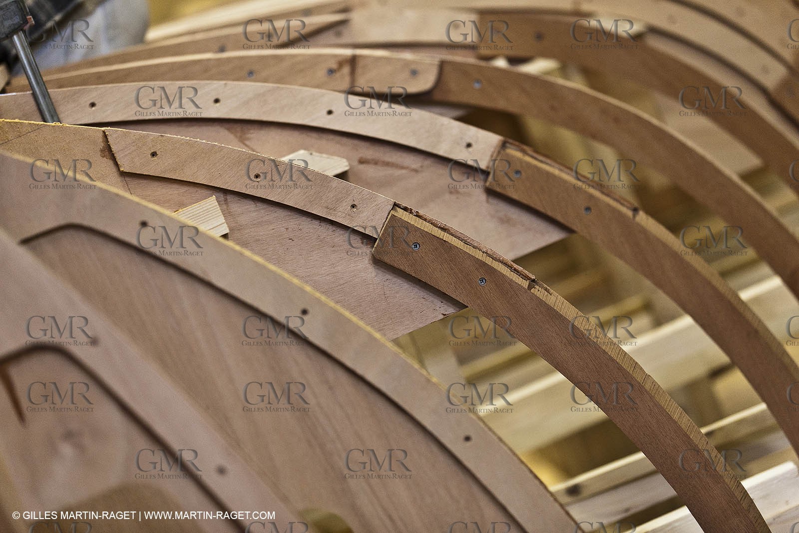 18 01 2012 - Marseille (FRA,13) - Alcyon construction at Carènes boat yard