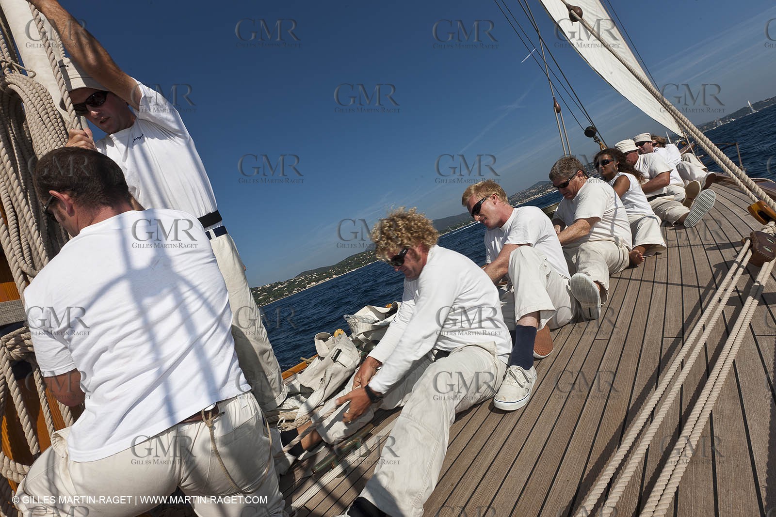 01 10 2011 - Saint Tropez (FRA,13) - Voiles de Saint Tropez 2011 - Classic Yachts - Day 5 - Onboard Mariquita