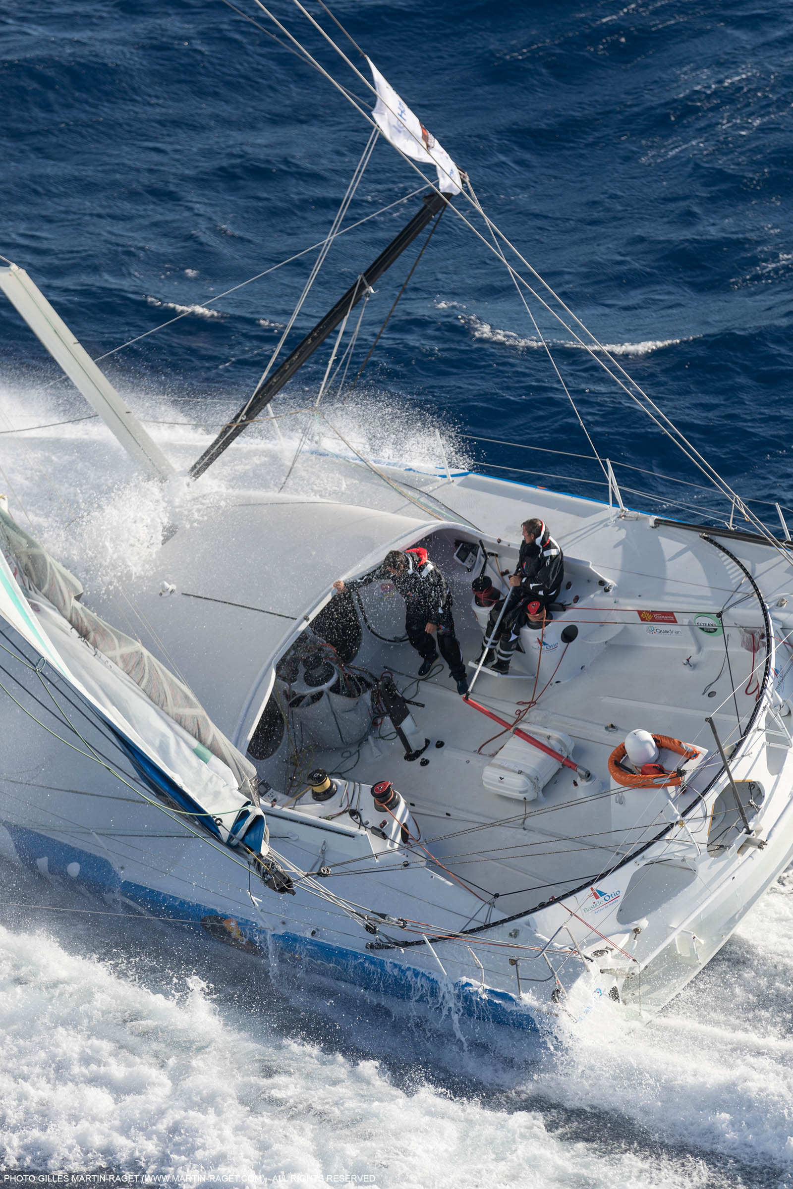 13 07 2017, Port Camargue (FRA,30), Transat Jacques Vabre 2017, Bastide Otio (Kito de Pavant, Yannick Bestaven), offshore trainings