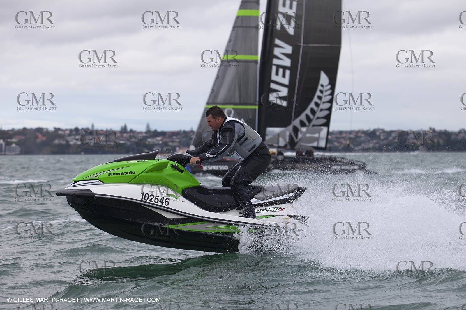 25 04 2011 - Auckland (NZL) - 34th America's Cup - AC45 test event - day 1