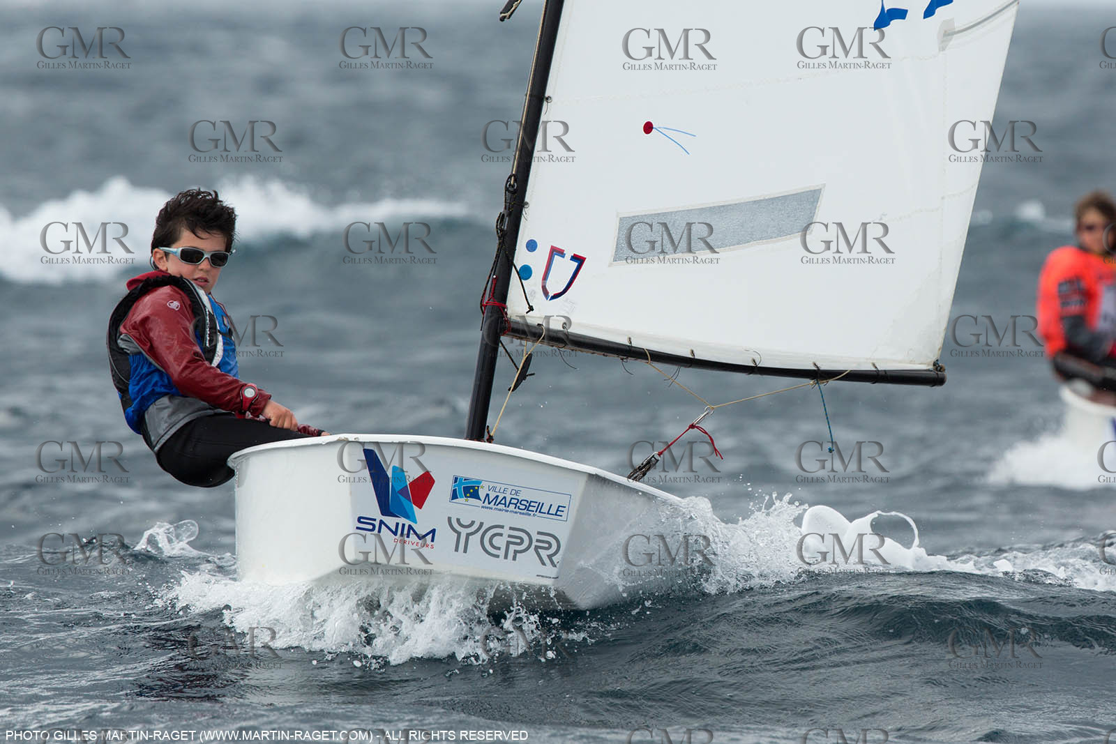 15 04 2016, Marseille (FRA,13), SNIM Dériveurs, Coupe Internationale de Printemps Optimist, Final Day