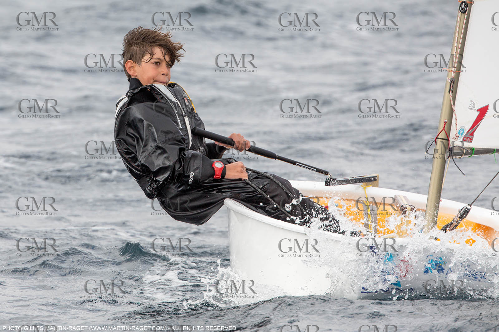 15 04 2016, Marseille (FRA,13), SNIM Dériveurs, Coupe Internationale de Printemps Optimist, Final Day