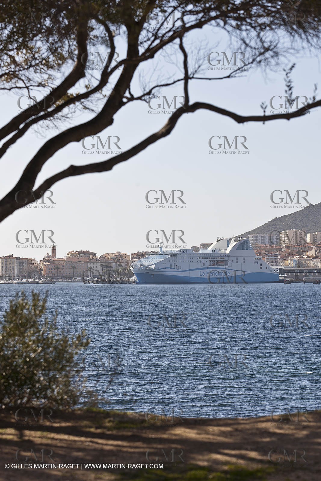 16 02 2012 - Ajaccio (FRA, Corse) -  La Méridionale shipping company- Piana at Ajaccio