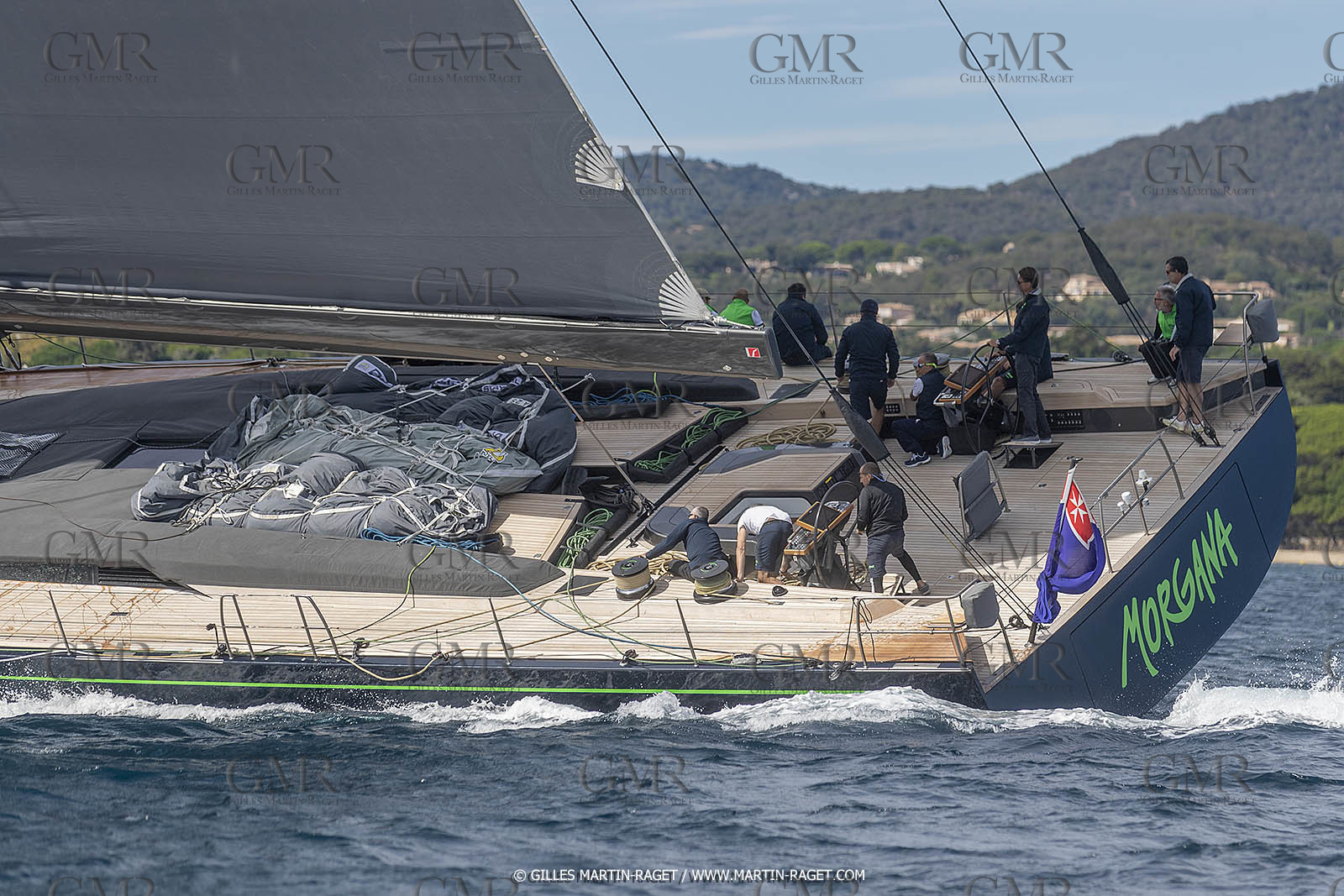 02 10 2022, Saint-Tropez (FRA,83), Voiles de Saint-Tropez 2022,  entraînement des maxis