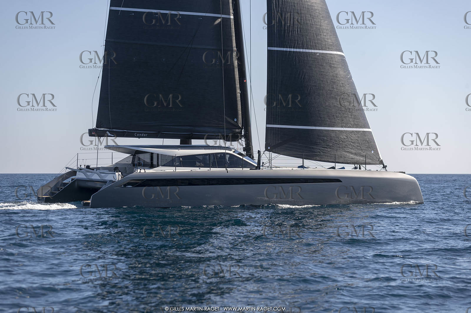 16 02 2019, Porquerolles (FRA,83), Gunboat 68 sail testing  3