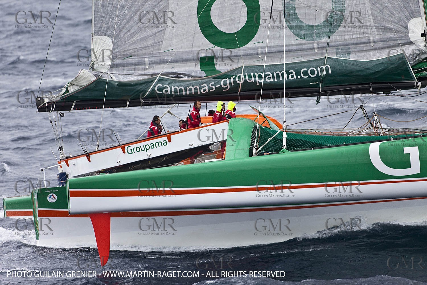 05 14 09 - Marseilles - Mediterranean Record - Groupama 3 - Franck Cammas - G Class - Start from Marseilles to Carthage (Tunisia)