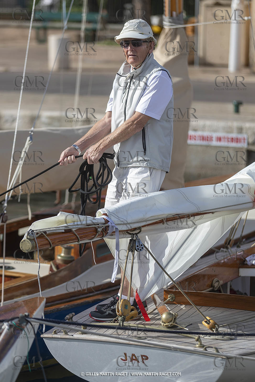 02 10 2022, Saint-Tropez (FRA,83), Voiles de Saint-Tropez 2022,  entraînement des maxis, Harold Cudmore