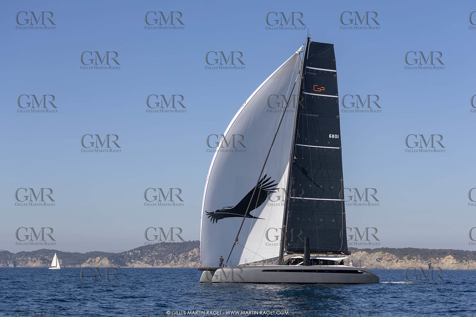 16 02 2019, Porquerolles (FRA,83), Gunboat 68 sail testing  3