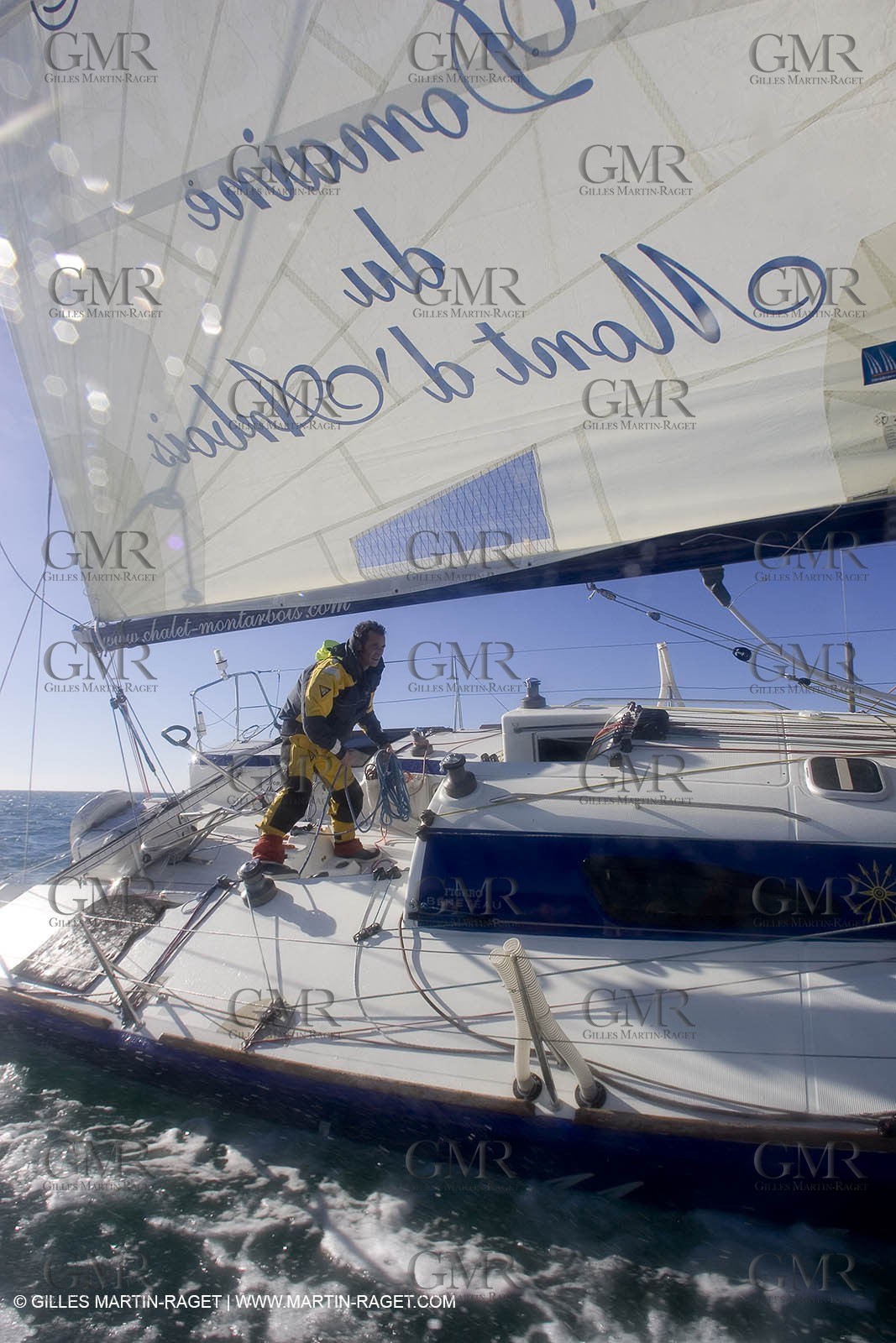 15 02 2007 - La Grande Motte (FRA) - Onedesign Figaro II - Thierry Duprey du Vorsent (Domaine de Monts d'Arbois)