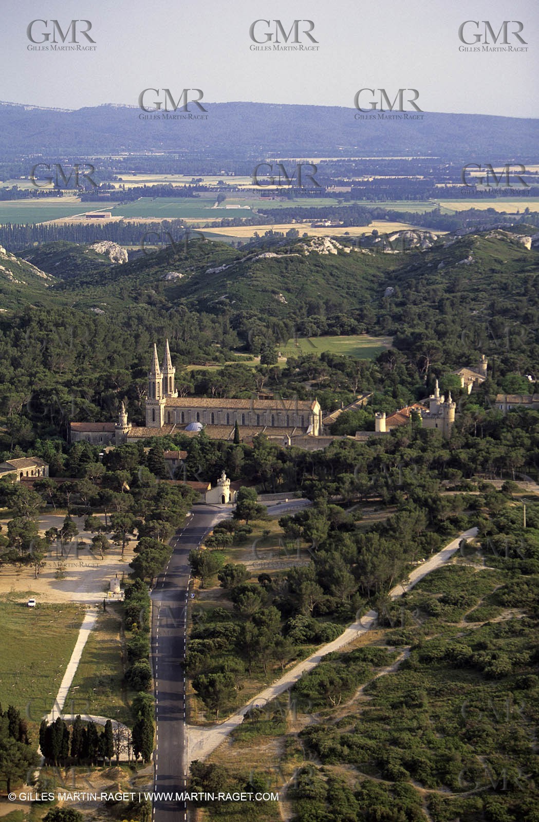 Alpilles and Montagnette hills, Frigolet Abbeye
