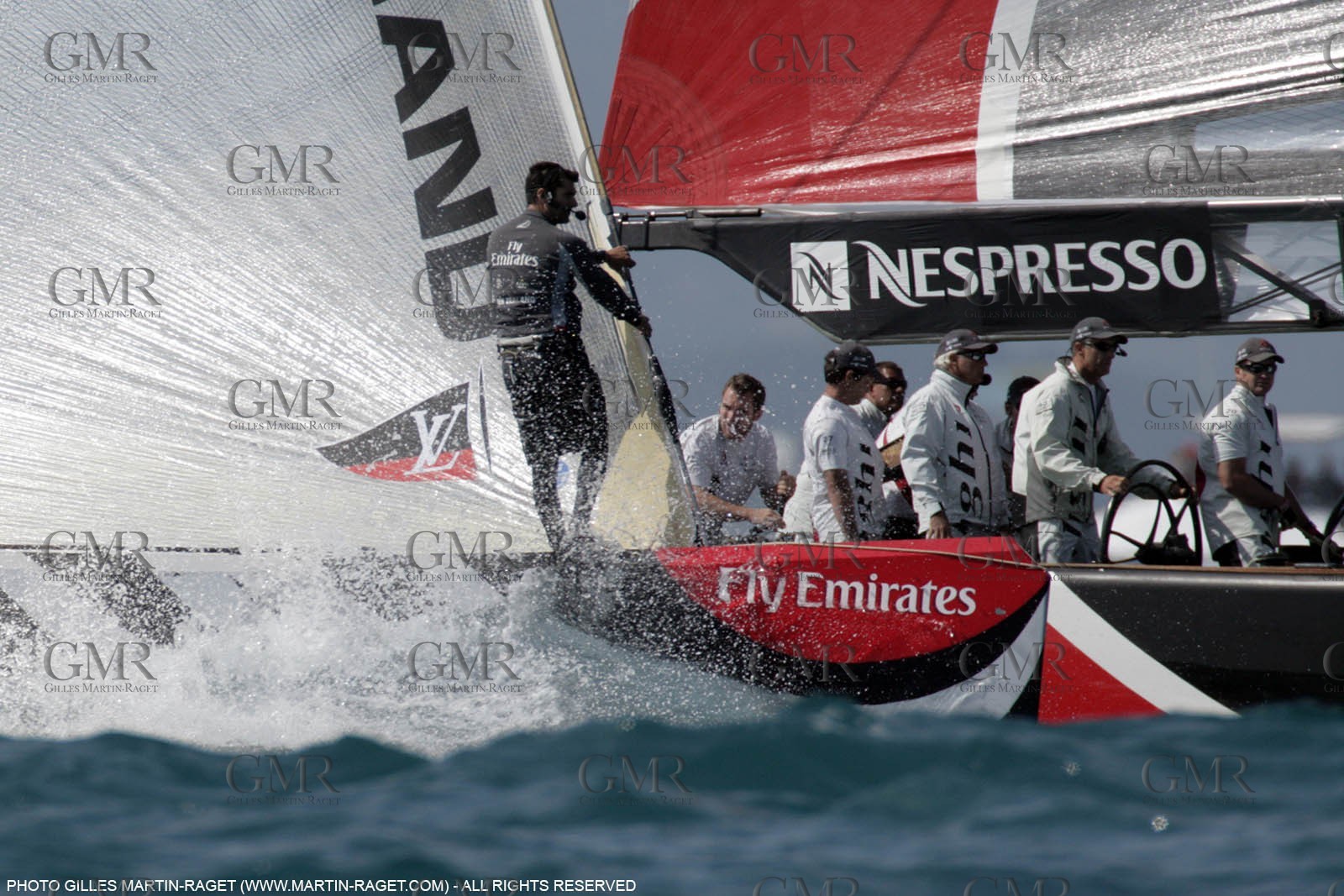 26 06 2007-Valencia (Spain)- 32nd America's Cup - Final Match - Day 3 - Alinghi vs Emirates Team New Zealand