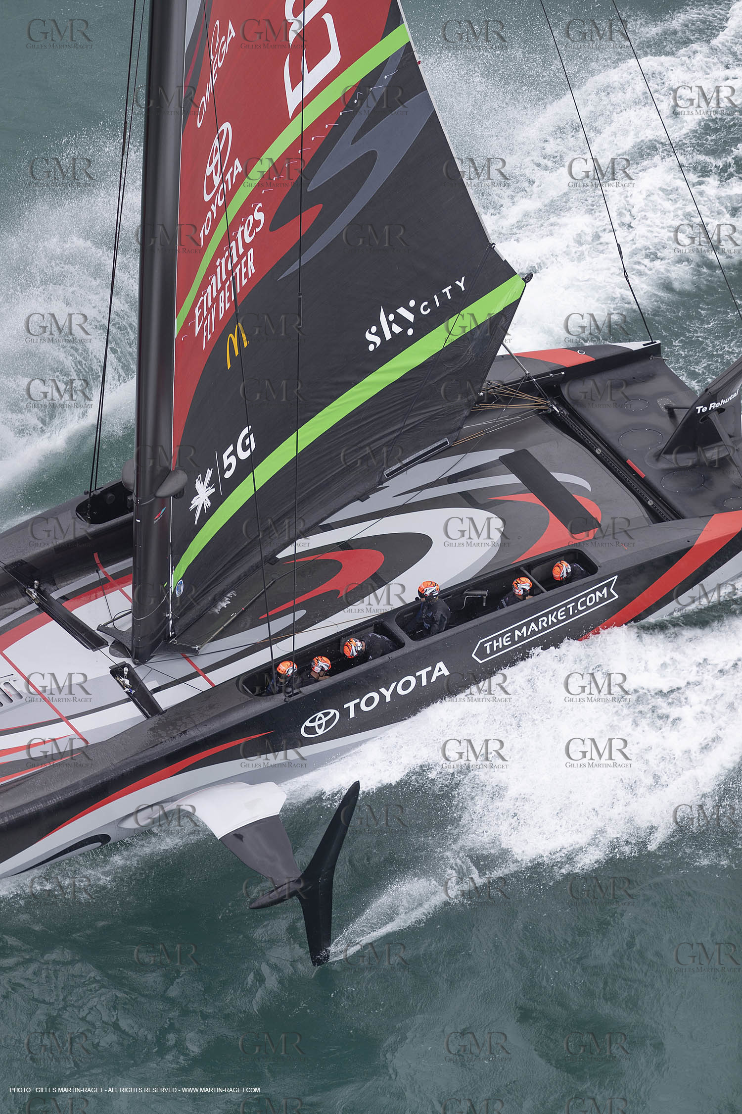 10 12 2020 - Auckland (NZL) - 36th America's Cup - Practice Sessions - Day 2 - Emirates Team New Zealand