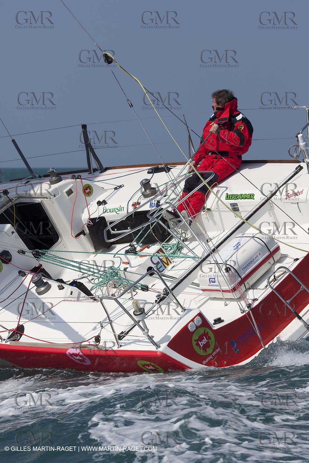 13 03 2010 -  La Grande Motte   Port Camargue (FRA) - Groupe Bel - Kito de Pavant   Sebastien Audigane training for Transat AG2R