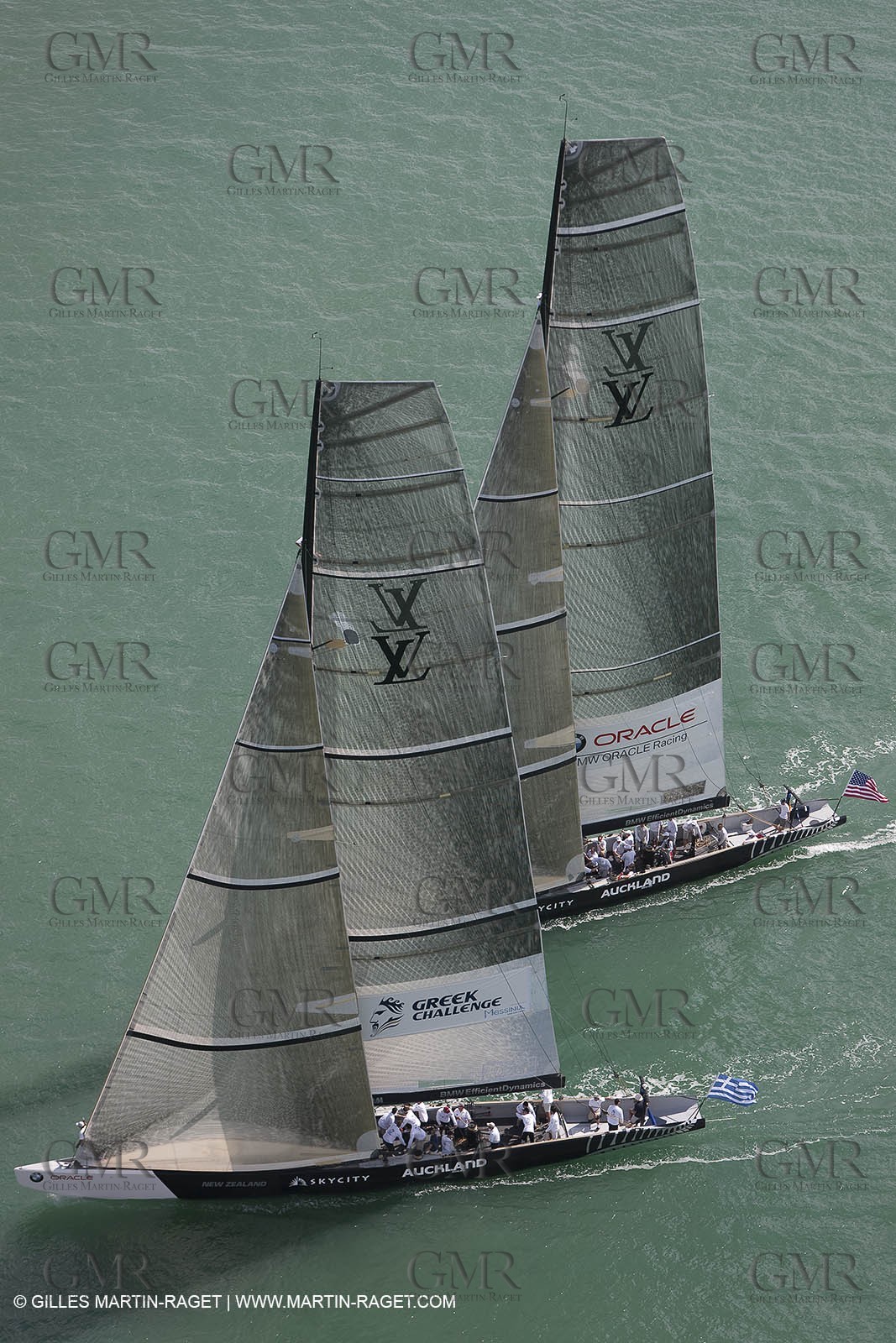 29 01 2009 - Auckland (NZL) -  Louis Vuitton Pacific Series - BMW ORACLE Racing - Training