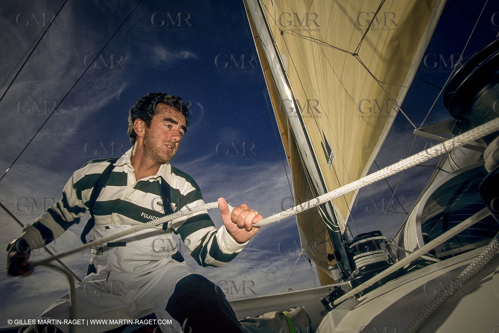 Yacht Racing, Multihull, ORMA 60, Loick Peyron, Fujicolor
