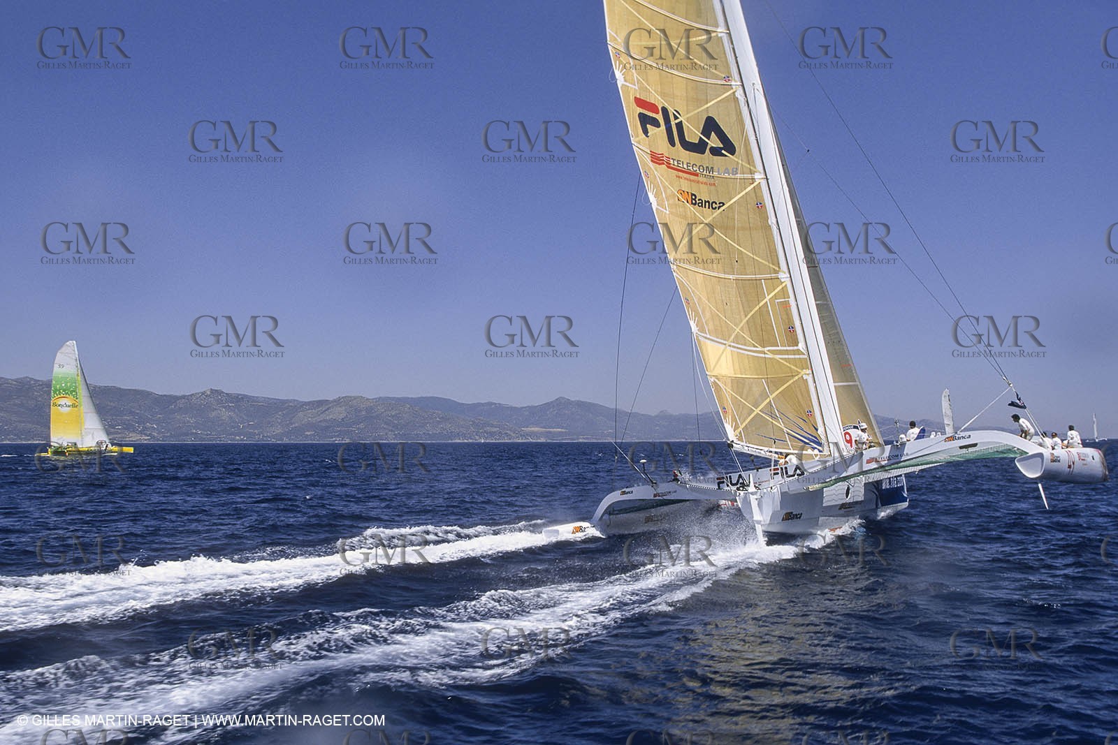 Yacht Racing, Multihull, ORMA 60, Giovani Soldini, Tim - Fila