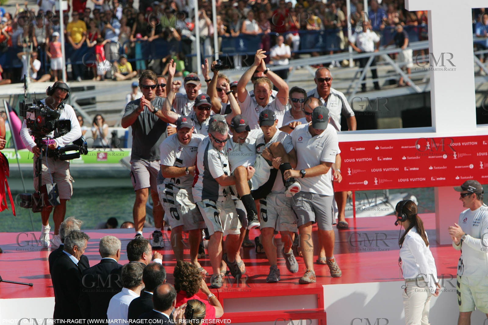 03 07 2007-Valencia (Spain)- 32nd America's Cup - Final Match - Day 8 - Alinghi vs Emirates Team New Zealand