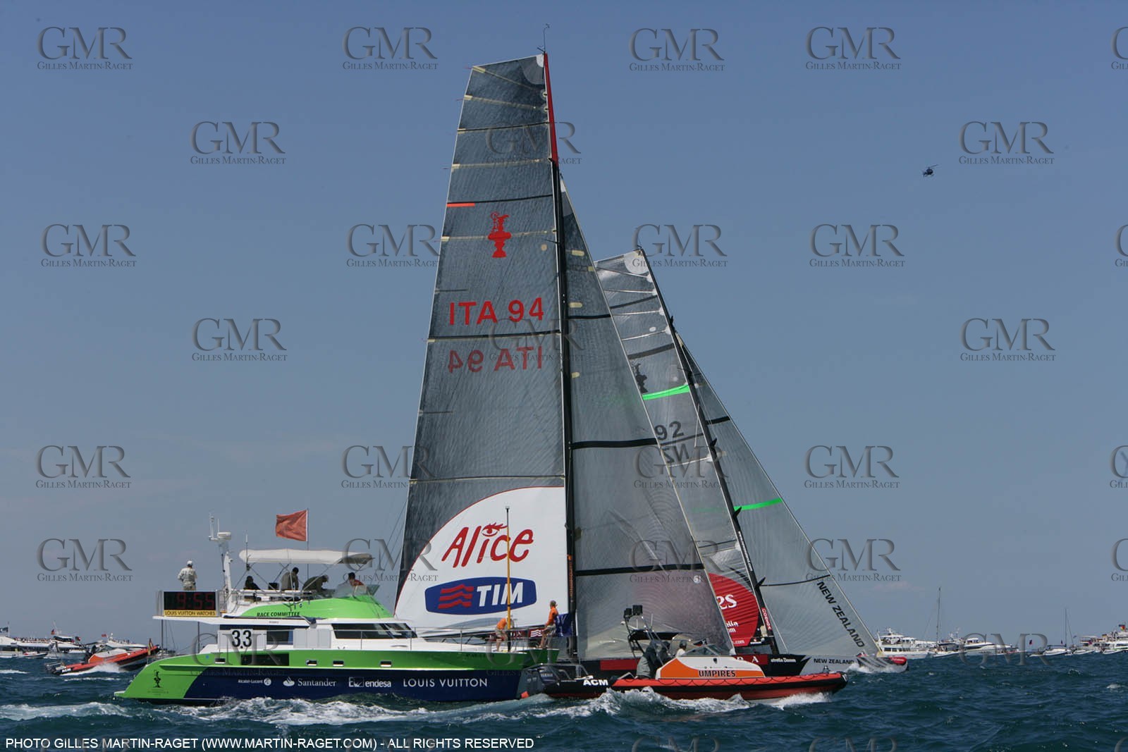 02 06 2007-Valencia (Spain)- 32nd America's Cup - Louis Vuitton Cup Final - Day 2