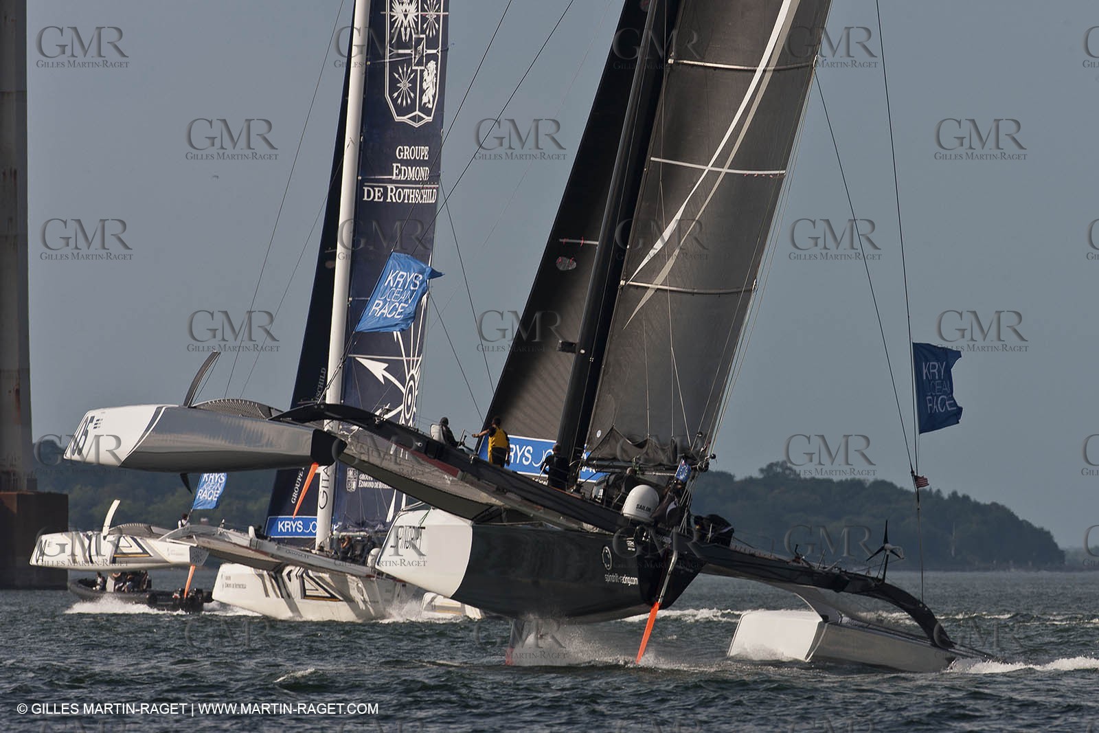 02 07 2012 - Newport (RI) -start of the Krys Ocean Race pre-event sailed between Newport and New York