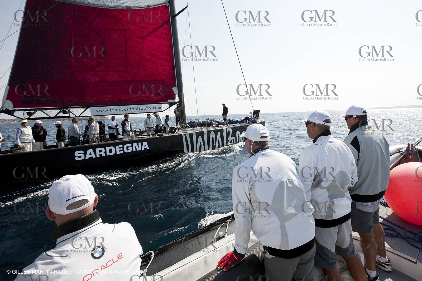 19 05 2010 - La Maddalena (ITA, Sardinia) Louis Vuitton Trophy - BMW ORACLE Racing - Training