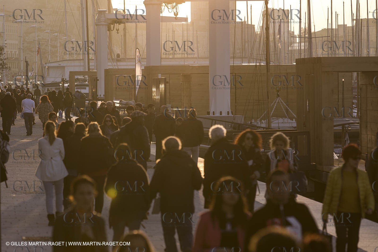 02 02 2013 Marseille (FRA,13) - Opening of the shadehouse and renovated historical Vieux Port