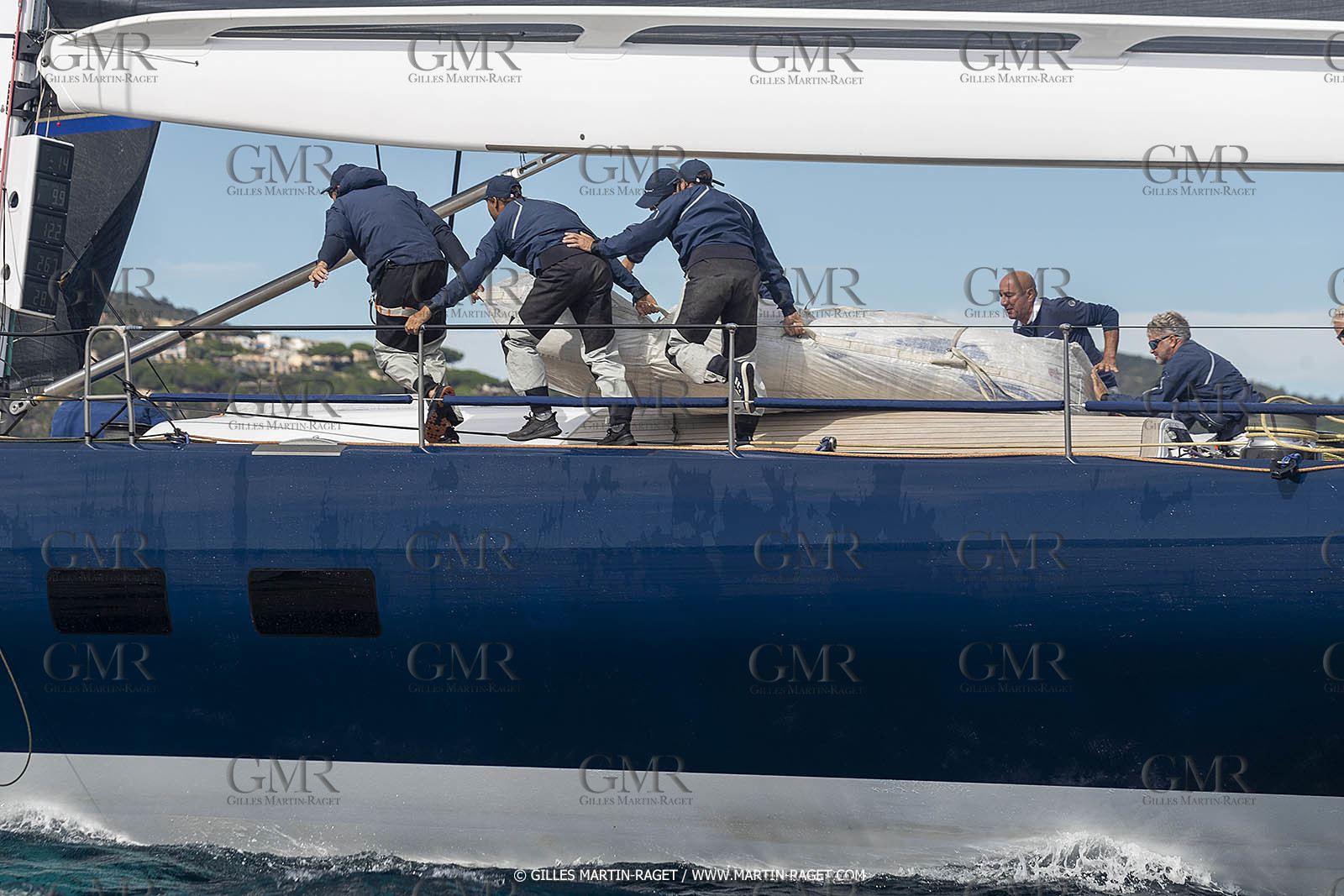 02 10 2022, Saint-Tropez (FRA,83), Voiles de Saint-Tropez 2022,  entraînement des maxis