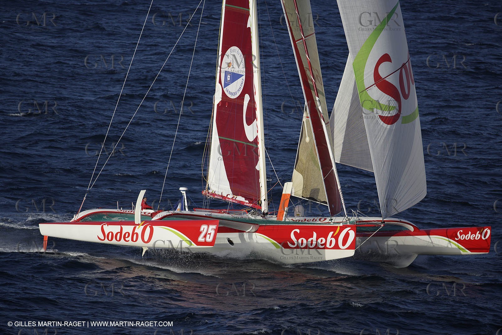 11 10 2008  -Lorient (FRA)  -  Multis Orma - Sodebo (Thomas Coville) - Route du Rhum 2006 training