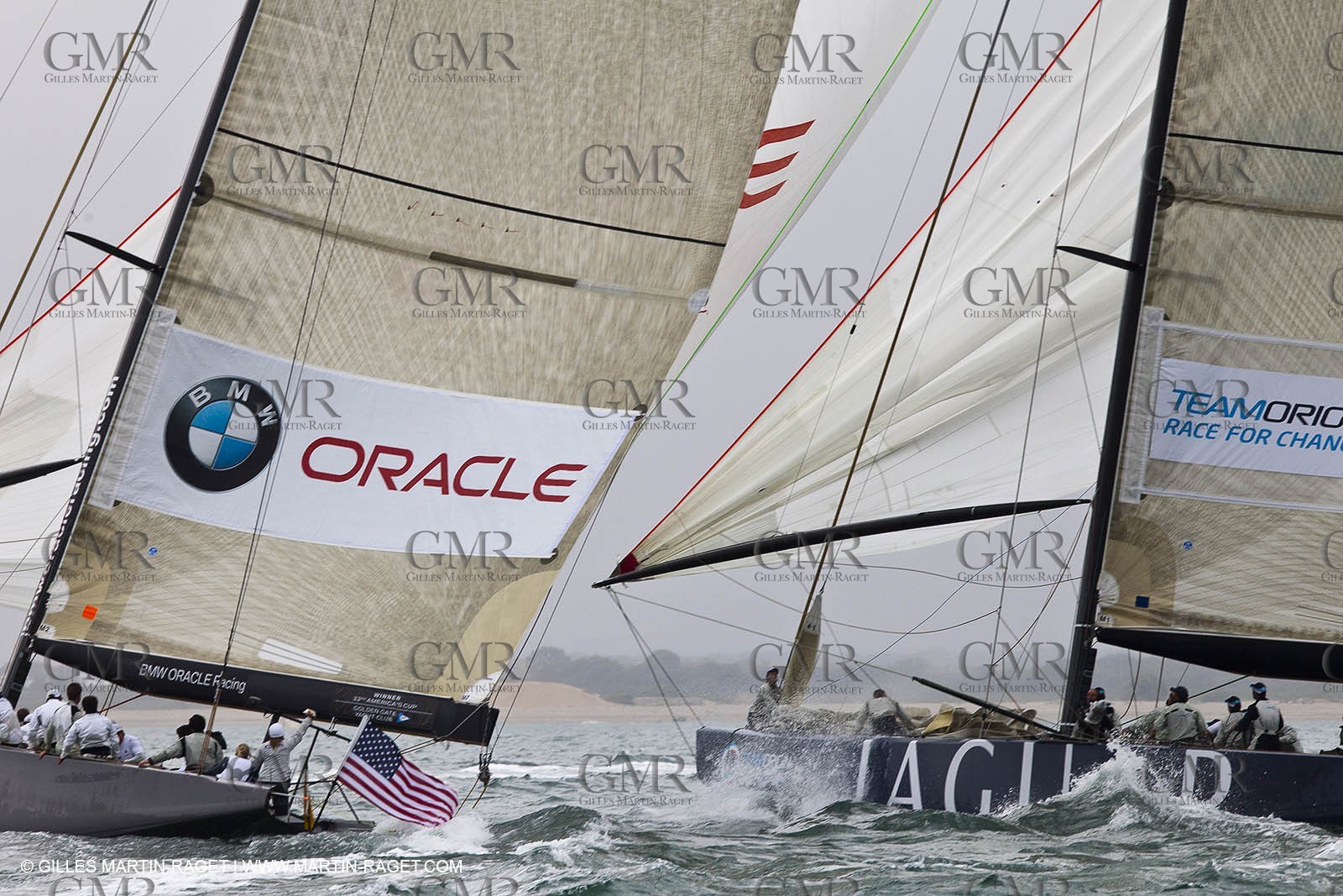 06 08 2010 - Cowes (UK, IOW) - The 1851 Cup -  BMW ORACLE Racing - Day 4.