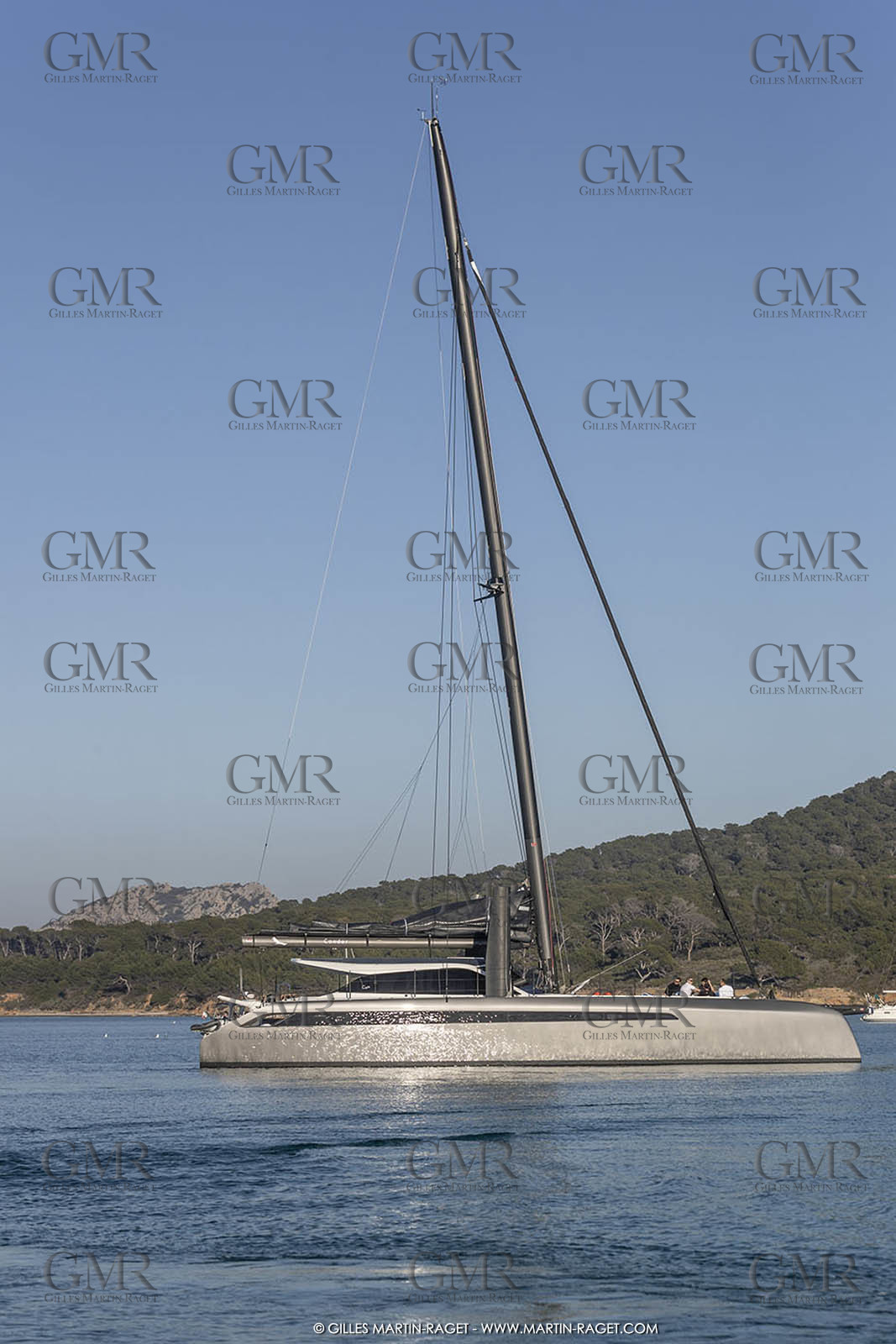 16 02 2019, Porquerolles (FRA,83), Gunboat 68 sail testing  3
