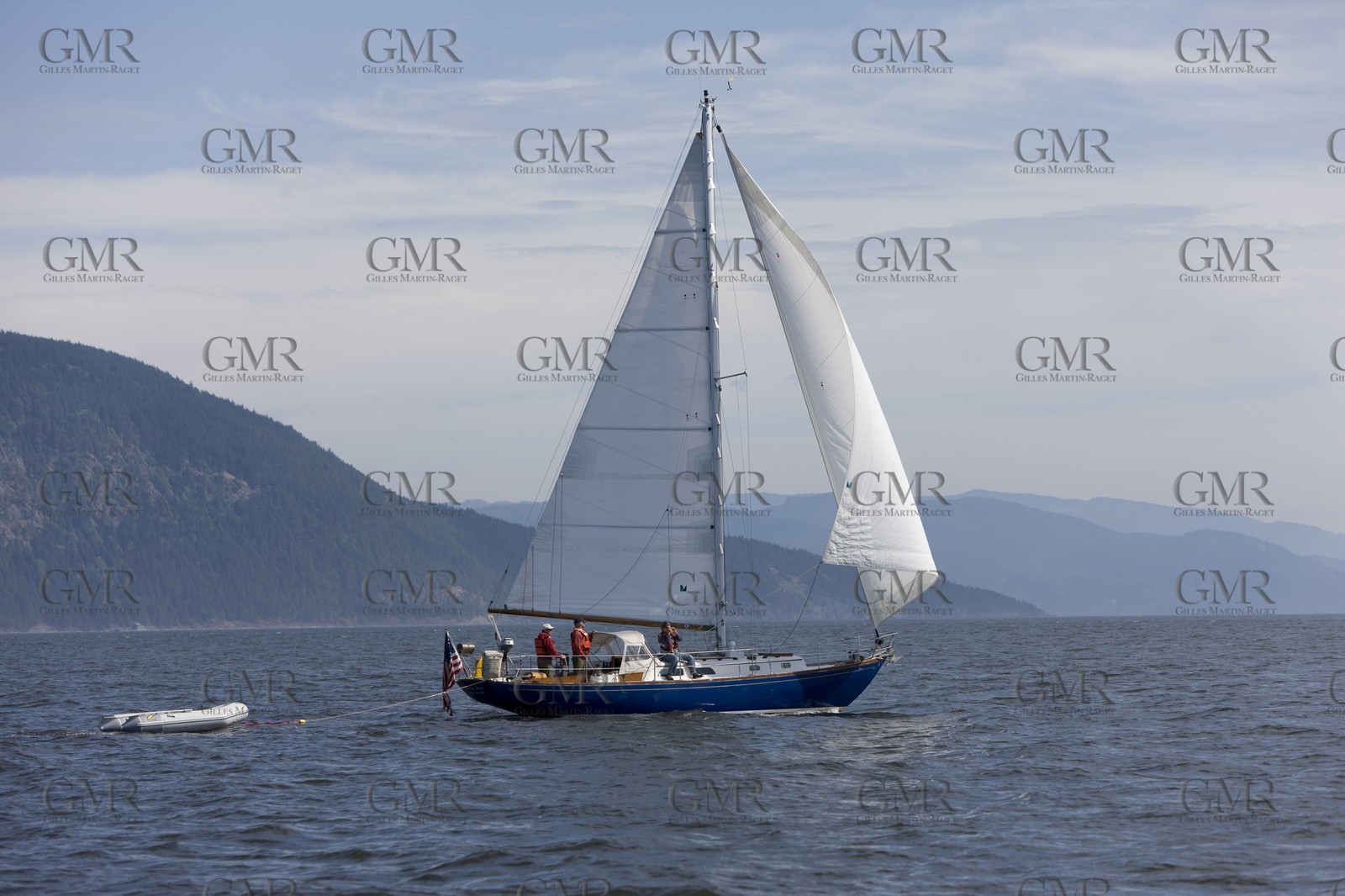 08 09 2008 - Anacortes (WA, USA) - America's Cup - BMW ORACLE Racing - 90 ft trimaran sea trials - Day 6