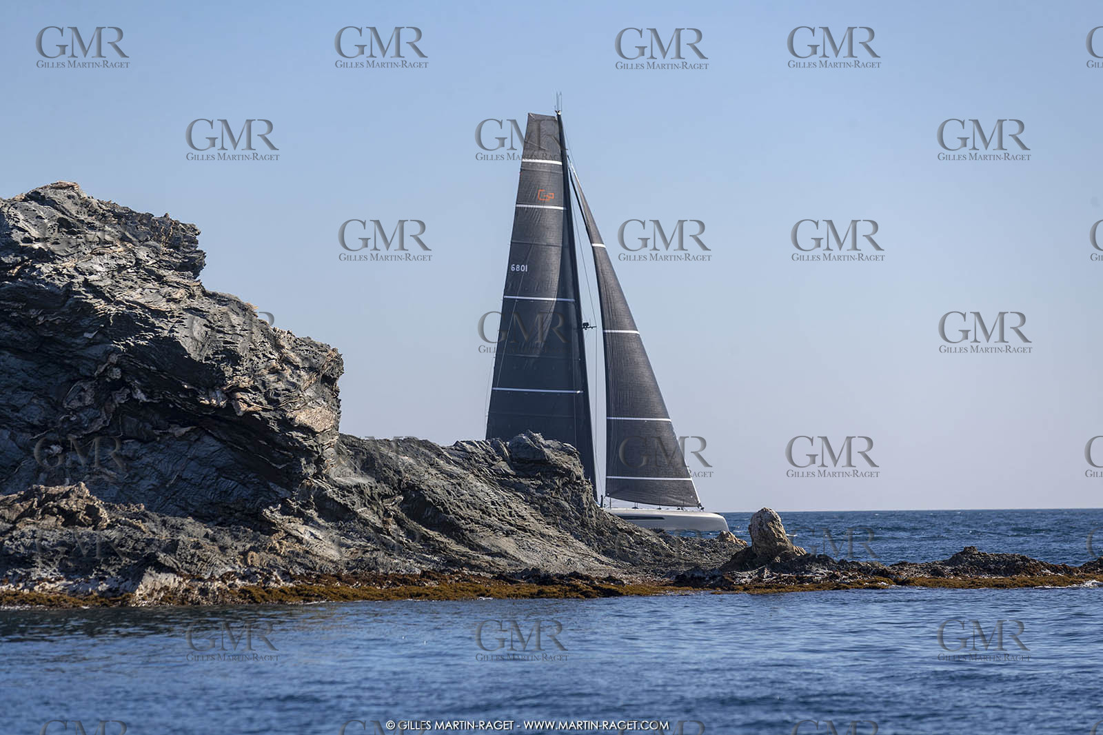 16 02 2019, Porquerolles (FRA,83), Gunboat 68 sail testing  3