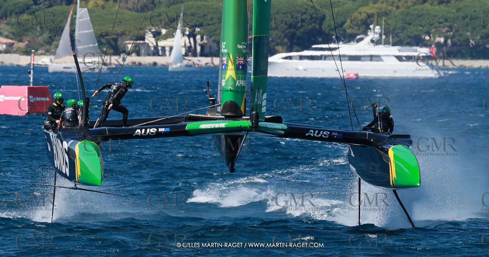 10 09 2025, Saint-Tropez,(FRA), Rockwool SailGP France Saint-Tropez, Race Day 1