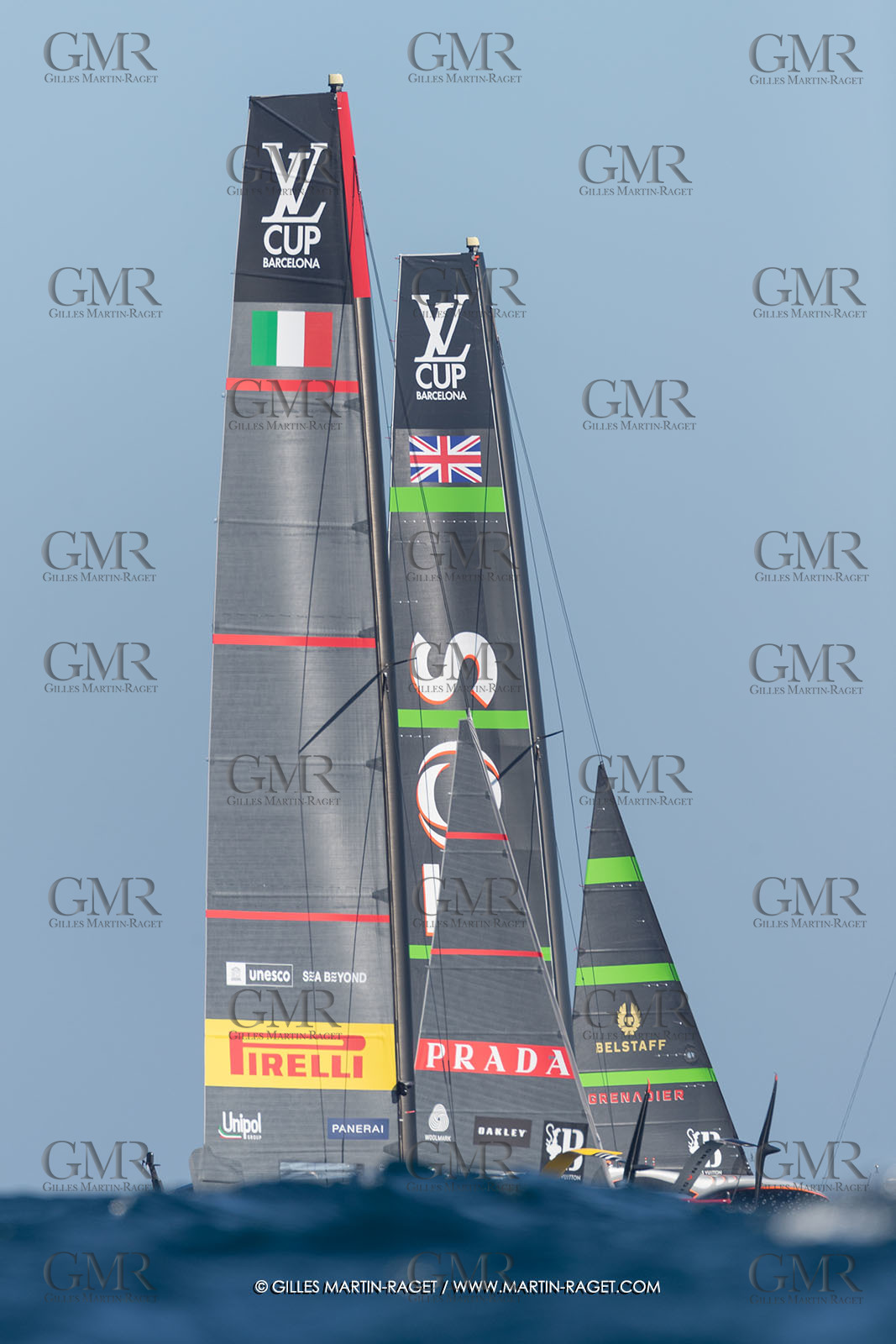 26 09 2024, Barcelona (ESP), 37th America's Cup, Louis Vuitton Cup Final, Race Day 1